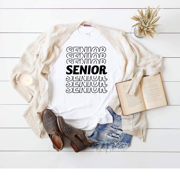 "Senior Year Celebration Tee: Trendy & Fun Graphic T-Shirt!" - Picture 2 of 2